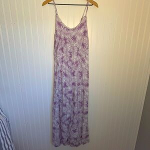 Skies Are Blue Women’s Lilac Danica Tropical Jumpsuit Size Large